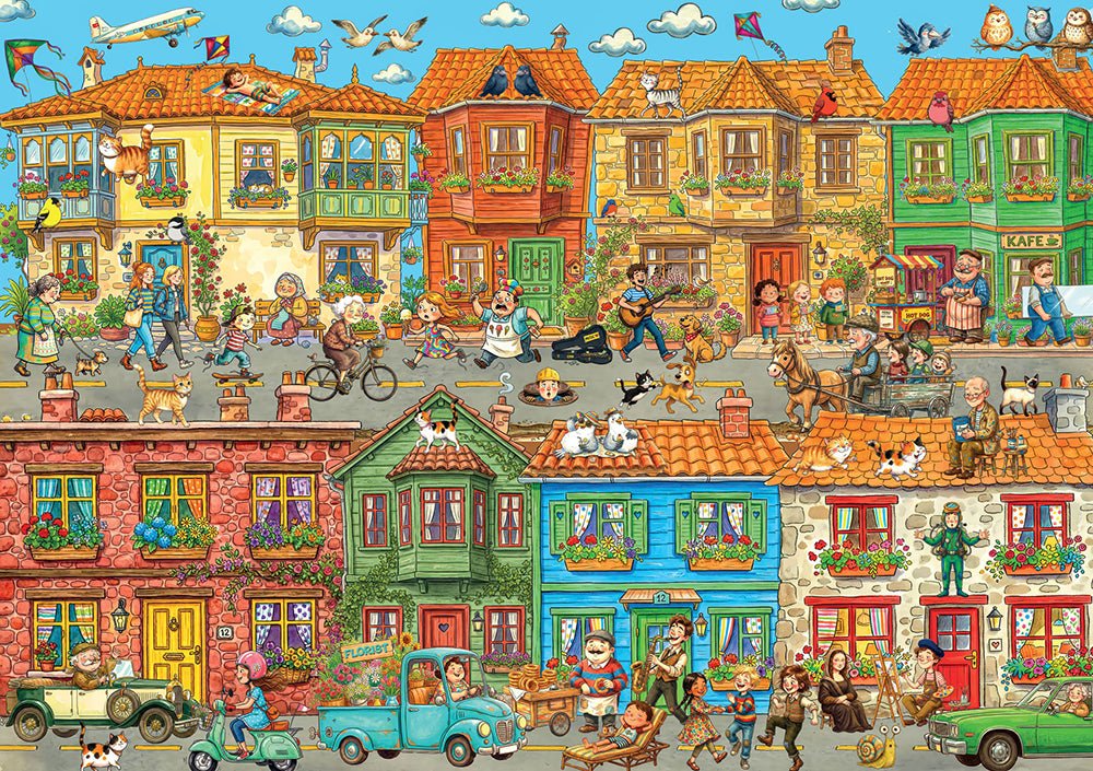 Pre-Order - Neighbourhood 1000 Piece Jigsaw Puzzle | Magnolia - Jigsaw Puzzles - The Puzzle Center