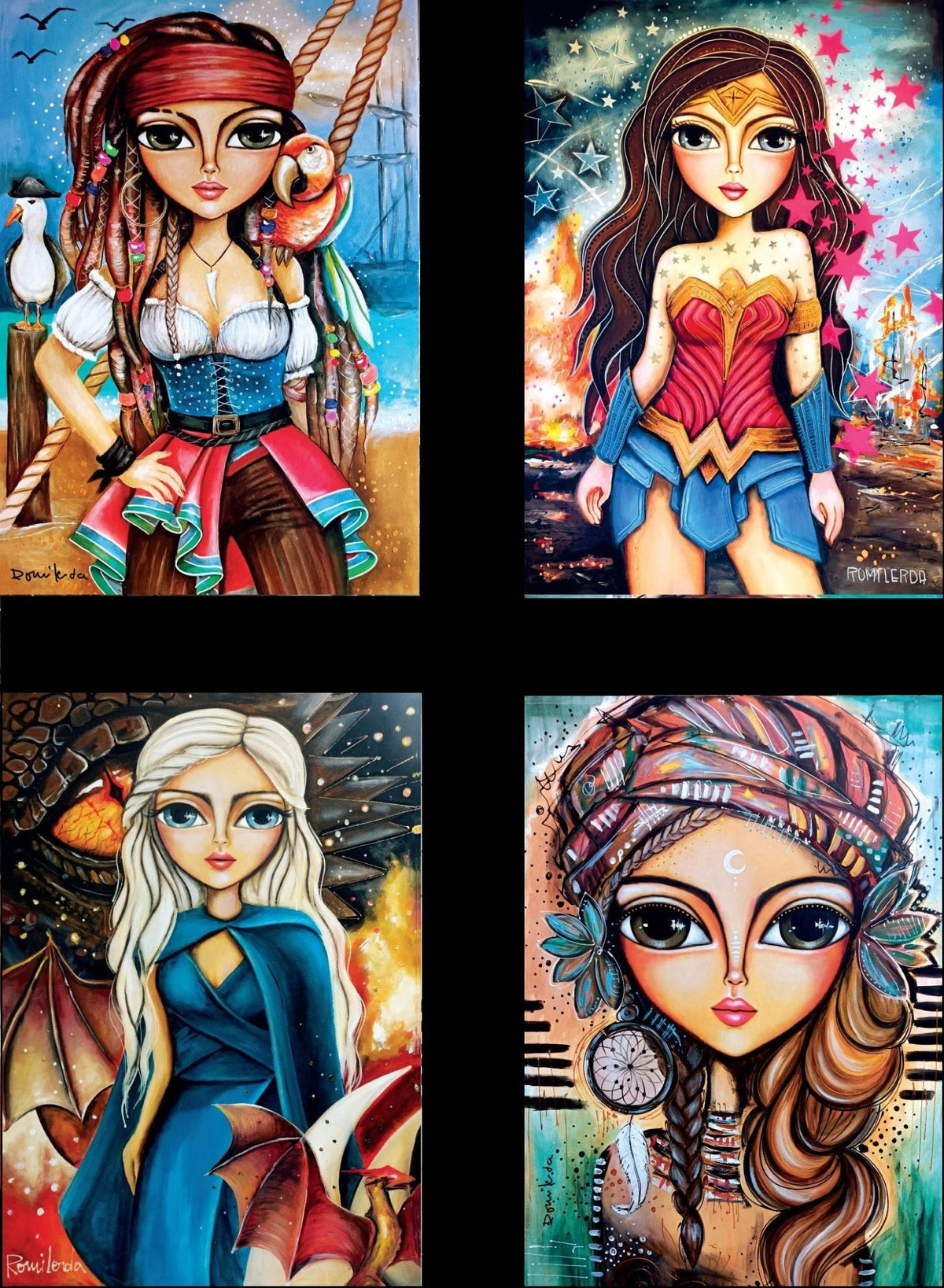 Pre-Order - Romi Lerda (4) 4 x 260 Pieces Jigsaw Puzzles | Magnolia - Jigsaw Puzzles - The Puzzle Center