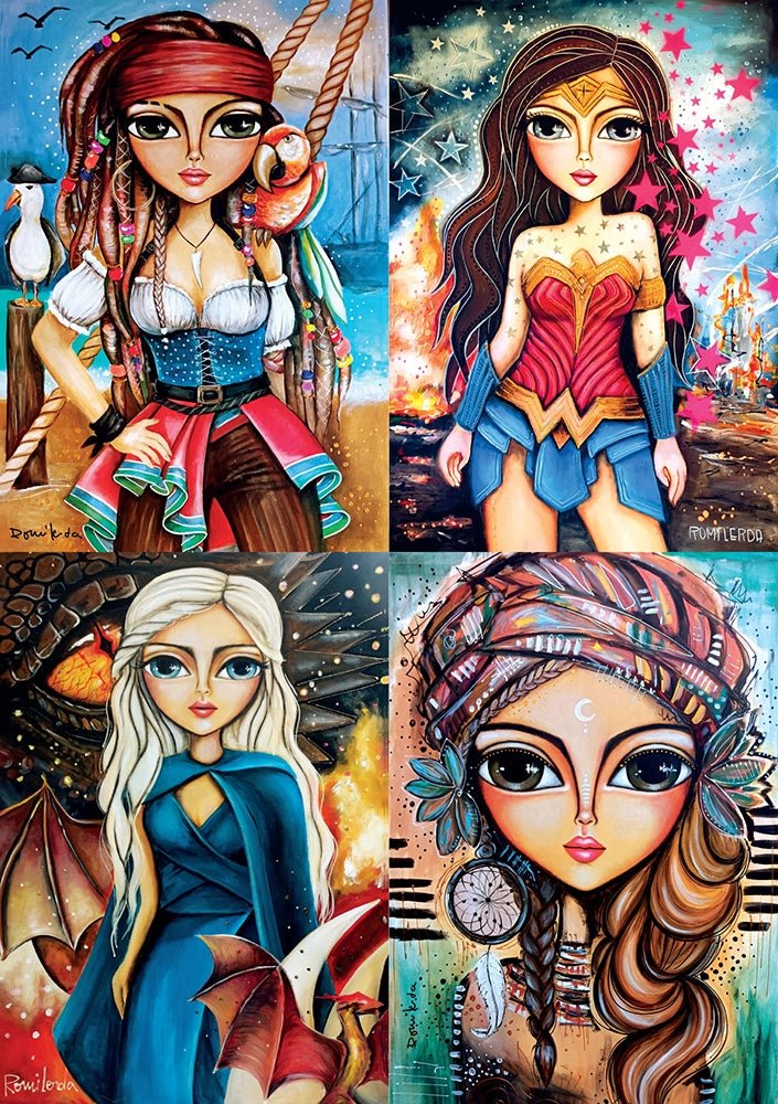 Pre-Order - Romi Lerda (4) 4 x 260 Pieces Jigsaw Puzzles | Magnolia - Jigsaw Puzzles - The Puzzle Center