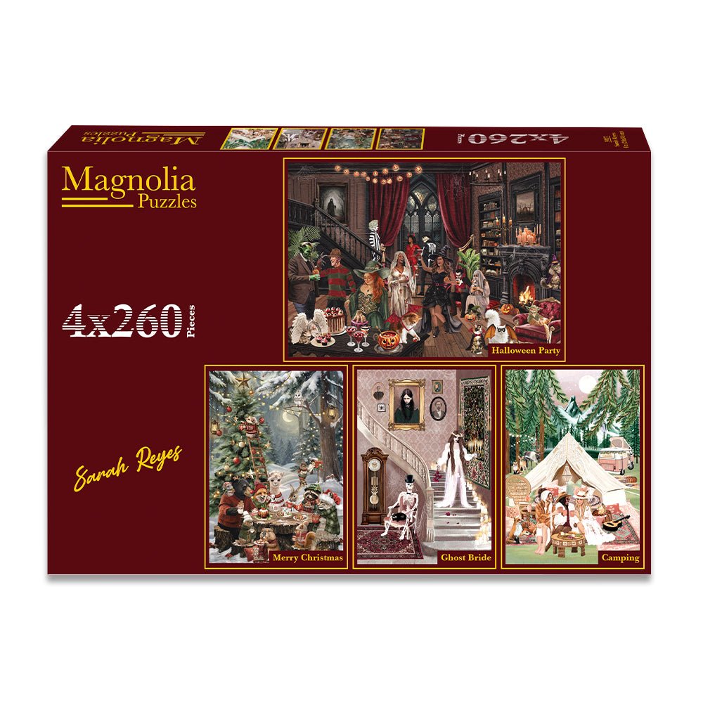 Pre-Order - Sarah Reyes 2 4 x 260 Pieces Jigsaw Puzzles | Magnolia - Jigsaw Puzzles - The Puzzle Center