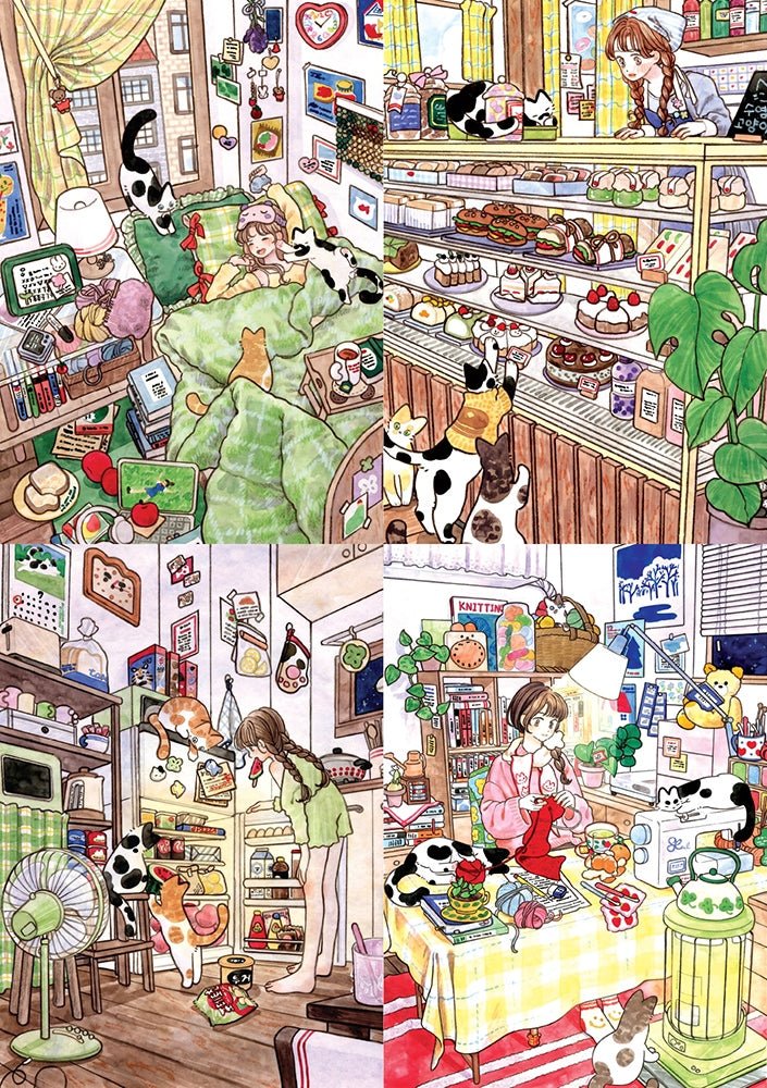 Pre-Order - Seul Grim (1) 4 x 260 Pieces Jigsaw Puzzles | Magnolia - Jigsaw Puzzles - The Puzzle Center