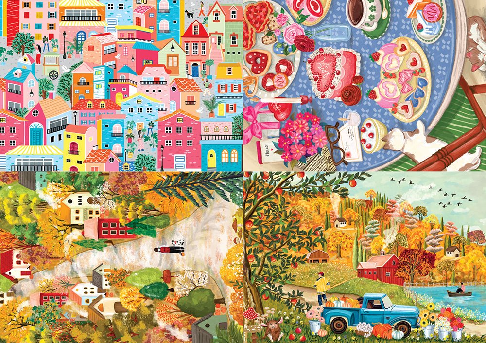 Pre-Order - Shanya Bharti 2 4 x 260 Pieces Jigsaw Puzzles | Magnolia - Jigsaw Puzzles - The Puzzle Center