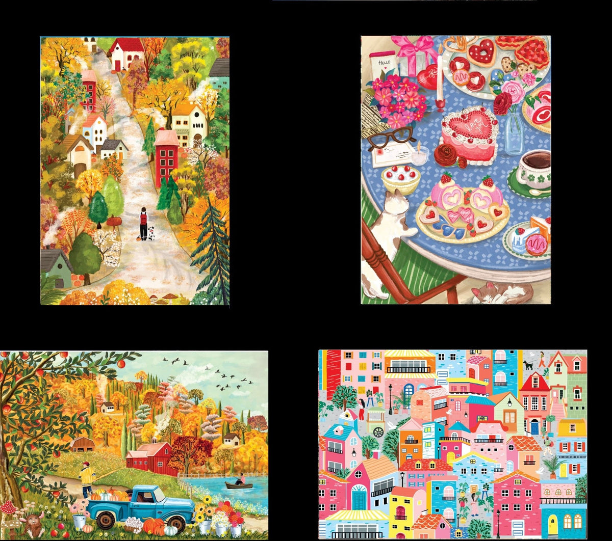 Pre-Order - Shanya Bharti 2 4 x 260 Pieces Jigsaw Puzzles | Magnolia - Jigsaw Puzzles - The Puzzle Center