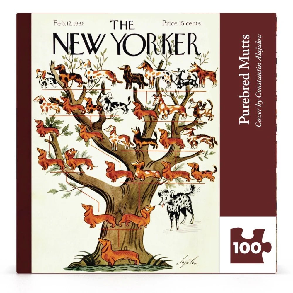 Purebred Mutts 100 Piece Mini Jigsaw Puzzle | New York Puzzle Company - Mini Jigsaw Puzzles - The Puzzle Center