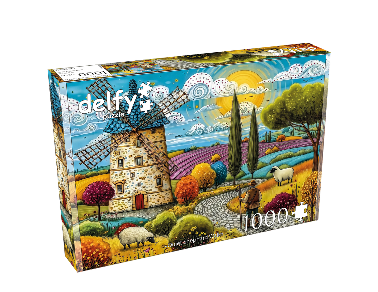 Quiet Shephard Walk 1000 Piece Jigsaw Puzzle | Delfy - Jigsaw Puzzles - The Puzzle Center