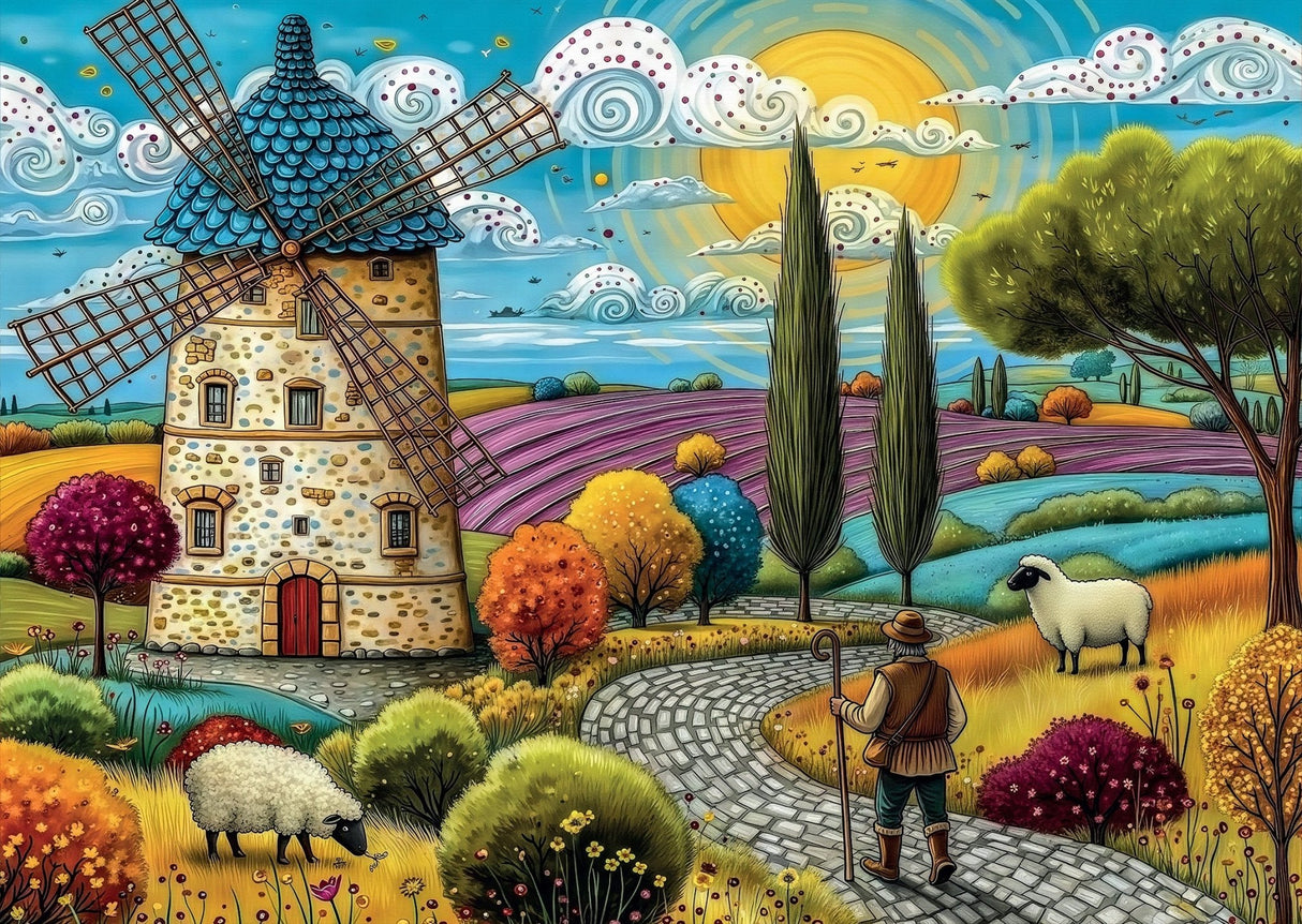 Quiet Shephard Walk 1000 Piece Jigsaw Puzzle | Delfy - Jigsaw Puzzles - The Puzzle Center