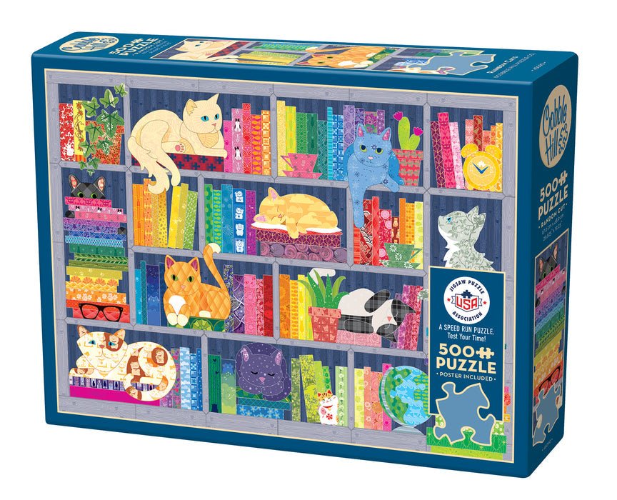 Rainbow Cats 500 Piece Jigsaw Puzzle | Cobble Hill - Jigsaw Puzzles - The Puzzle Center