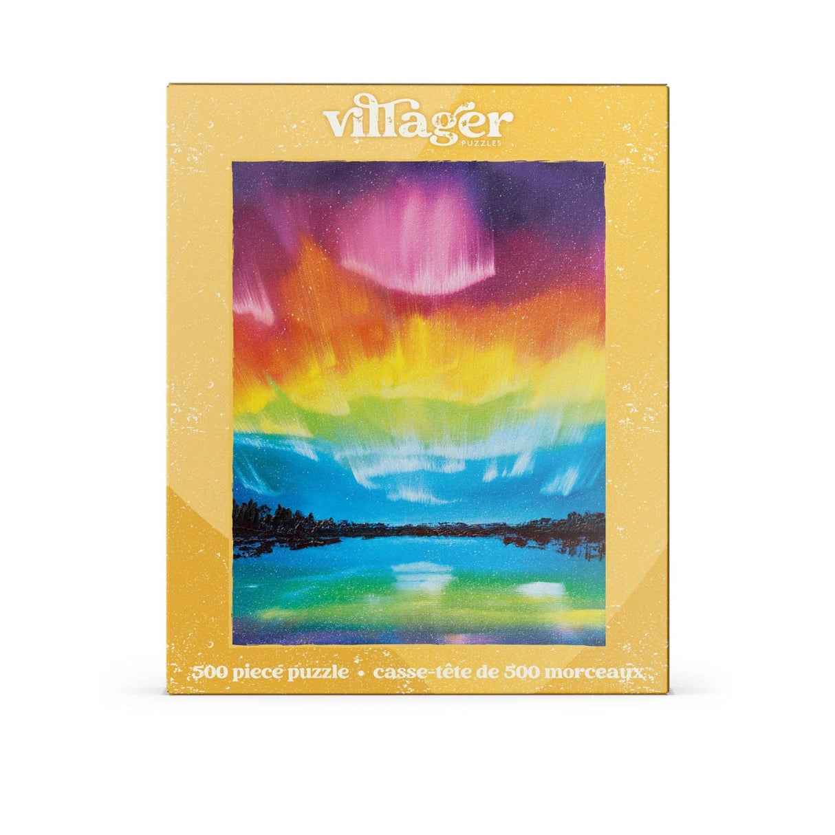 Rainbow Northern Lights 500 Piece Jigsaw Puzzle | Villager Puzzles - Jigsaw Puzzles - The Puzzle Center