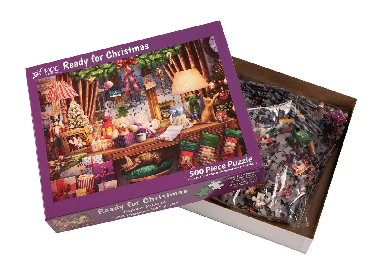 Ready For Christmas 500 Piece Jigsaw Puzzle | Vermont Christmas Co - Jigsaw Puzzles - The Puzzle Center