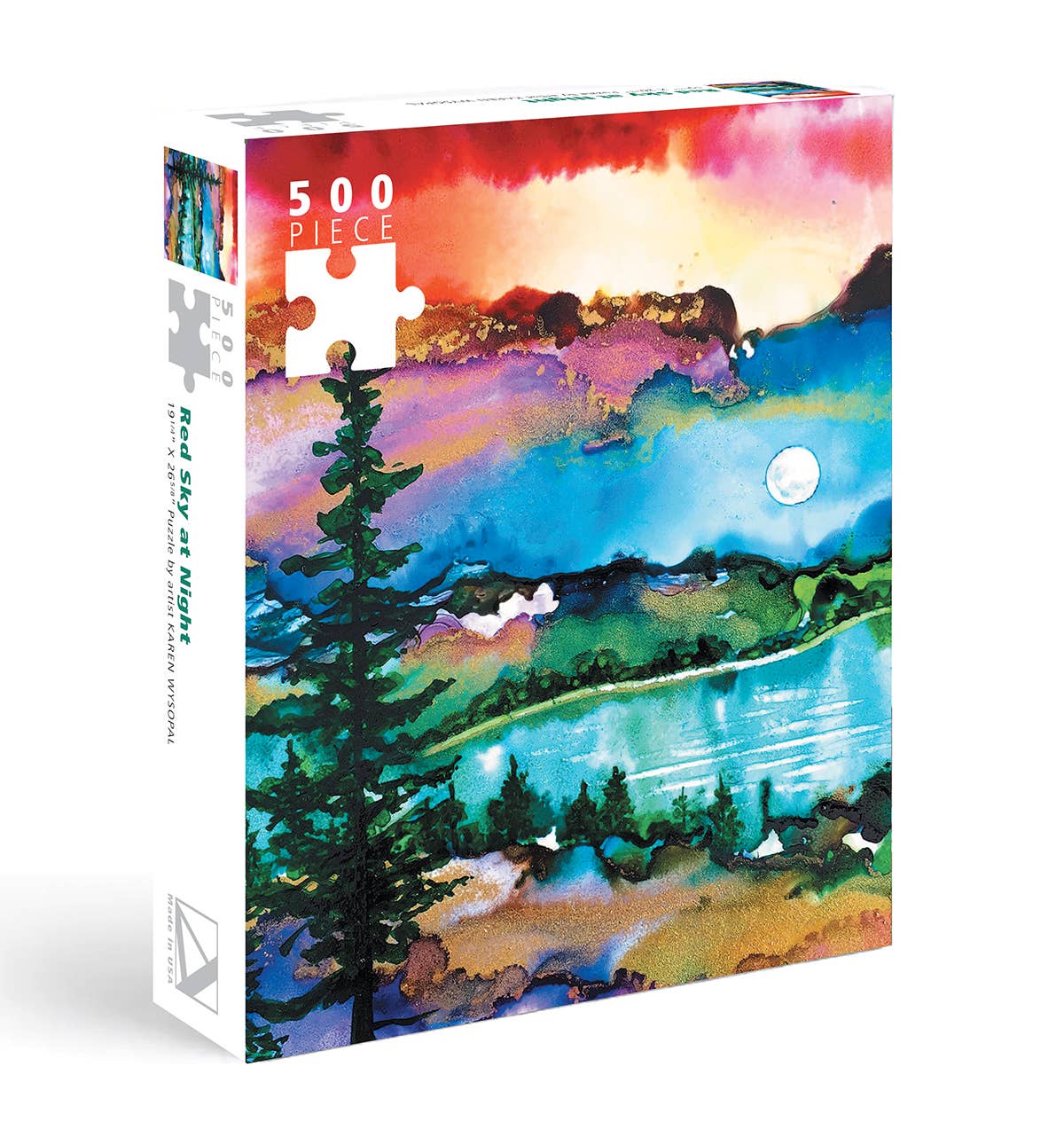 Red Sky at Night 500 Piece Jigsaw Puzzle | Allport Editions - Jigsaw Puzzles - The Puzzle Center