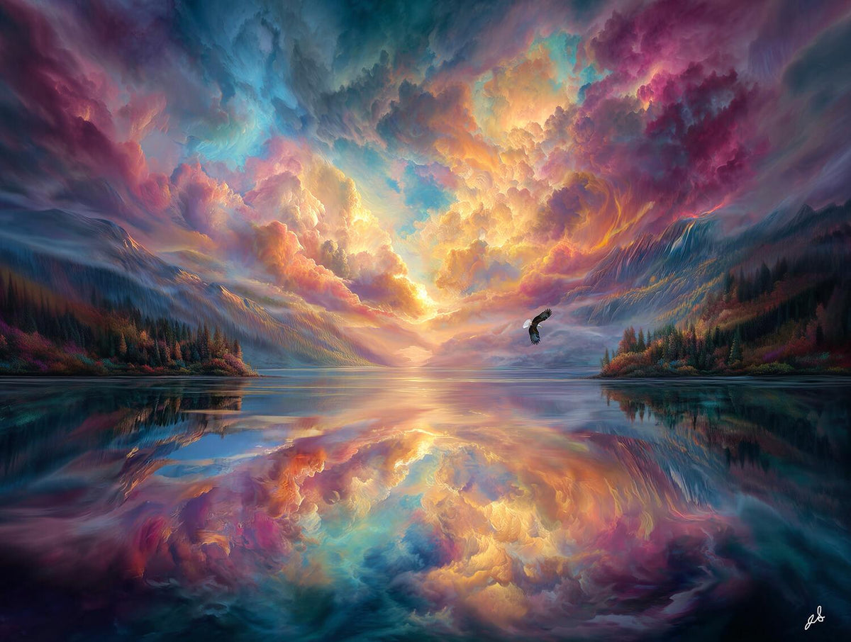 Reflective Beauty 500 Piece Jigsaw Puzzle | SunsOut - Jigsaw Puzzles - The Puzzle Center