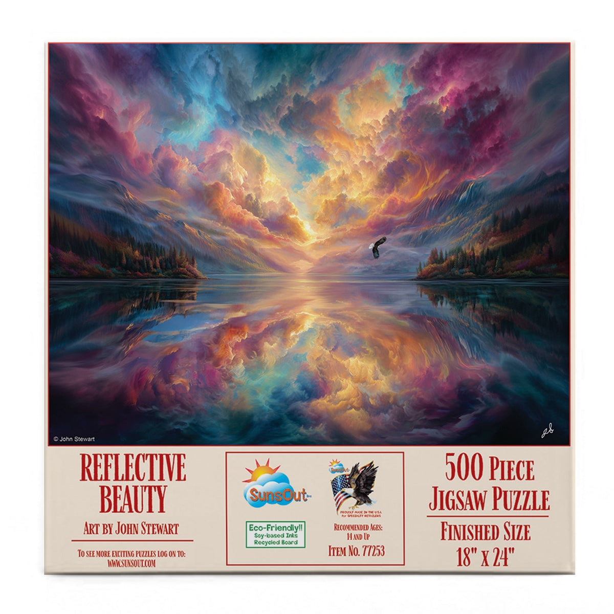 Reflective Beauty 500 Piece Jigsaw Puzzle | SunsOut - Jigsaw Puzzles - The Puzzle Center