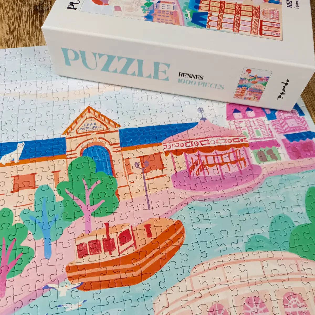 Rennes 1000 Piece Jigsaw Puzzle | Aparté - Jigsaw Puzzles - The Puzzle Center