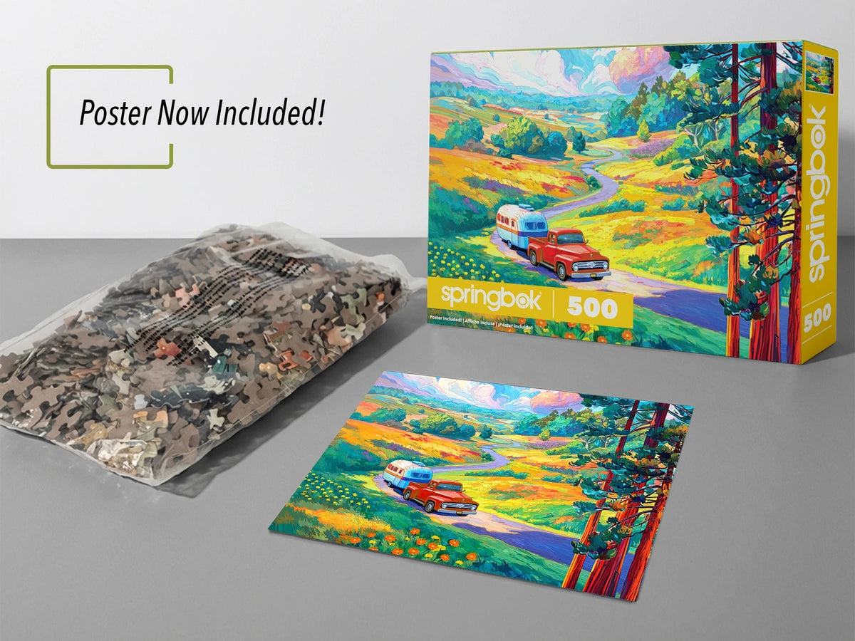 Road Trip 500 Piece Jigsaw Puzzle | Springbok Puzzles - Jigsaw Puzzles - The Puzzle Center