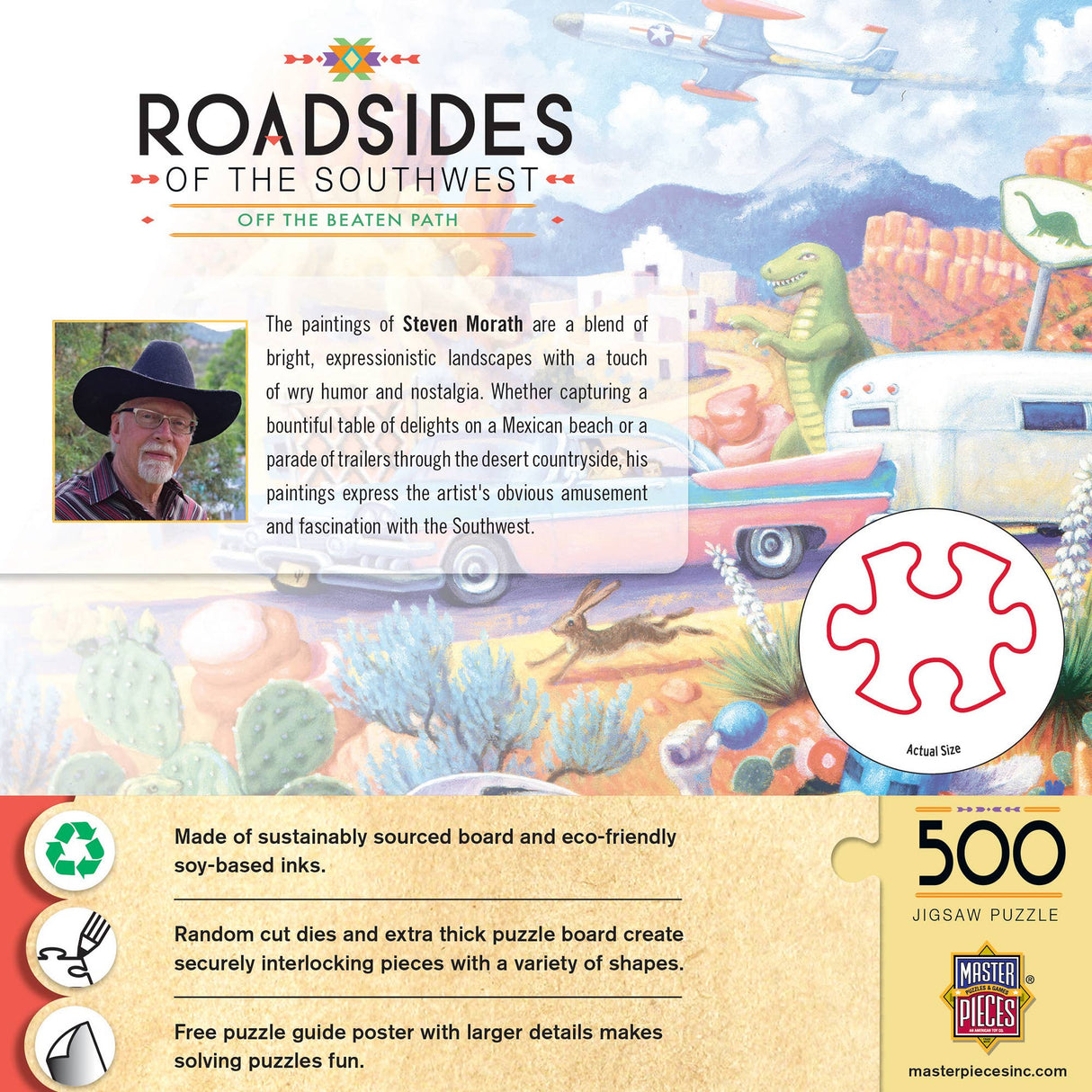 Roadsides of the Southwest - Off the Beaten Path 500 Piece Puzzle by MasterPieces - Masterpieces Puzzles - Jigsaw Puzzles - The Puzzle Center -