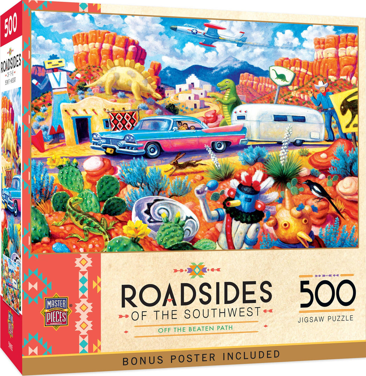 Roadsides of the Southwest - Off the Beaten Path 500 Piece Puzzle by MasterPieces - Masterpieces Puzzles - Jigsaw Puzzles - The Puzzle Center -