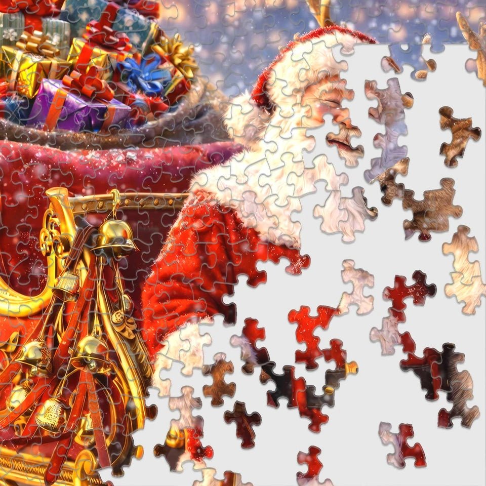 Santa's Send-Off 1000 Piece Jigsaw Puzzle | Springbok Puzzles - Jigsaw Puzzles - The Puzzle Center