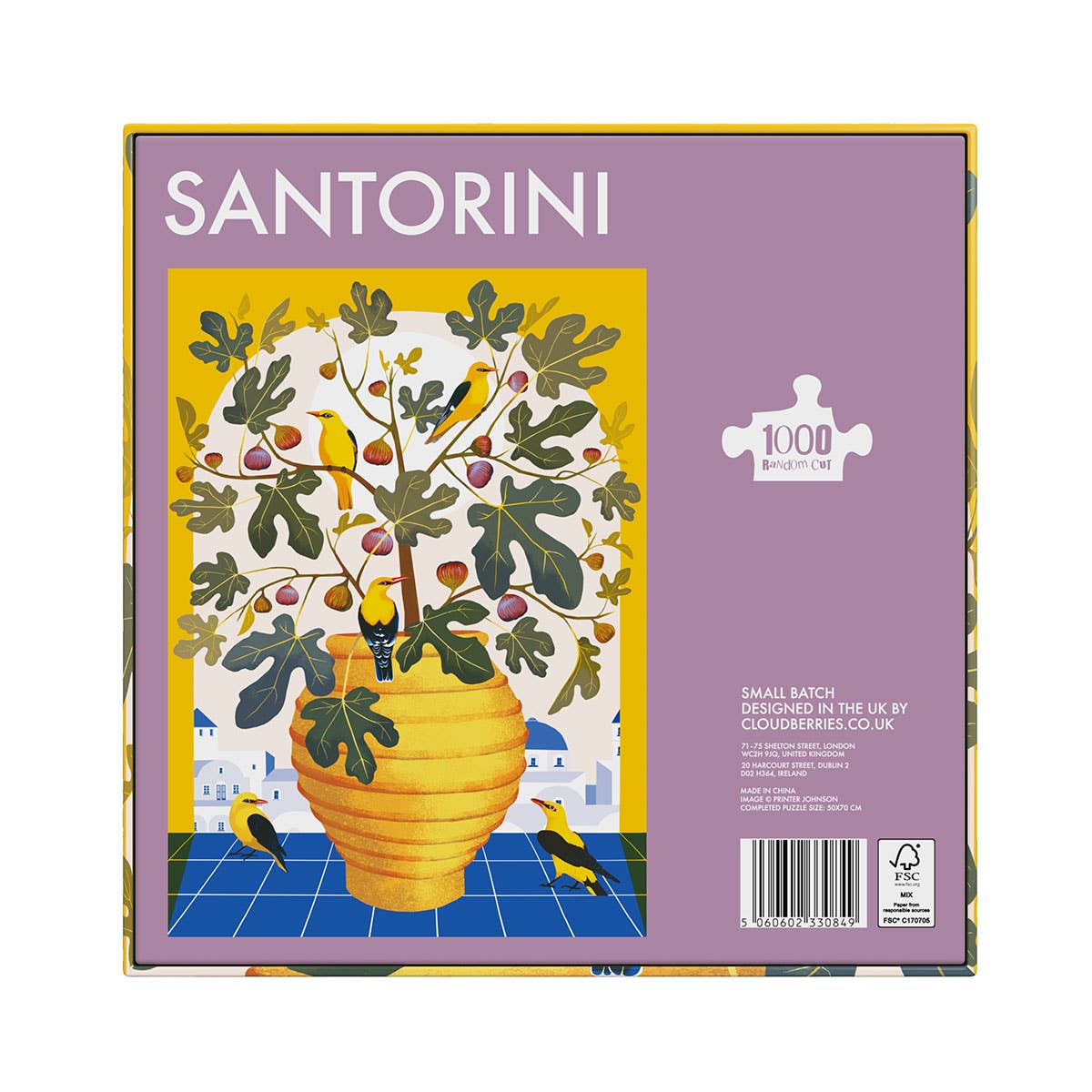 Santorini 1000 Piece Jigsaw Puzzle by Cloudberries - Cloudberries Jigsaw Puzzles - Jigsaw Puzzles - The Puzzle Center -