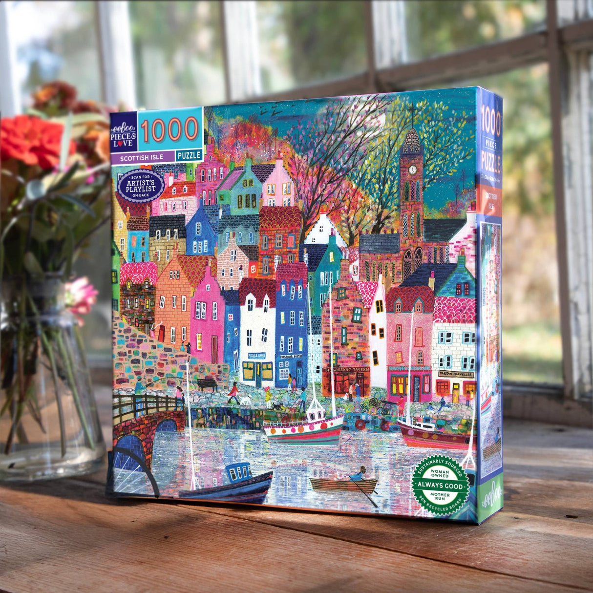 Scottish Isle 1000 Piece Jigsaw Puzzle | eeBoo - Jigsaw Puzzles - The Puzzle Center