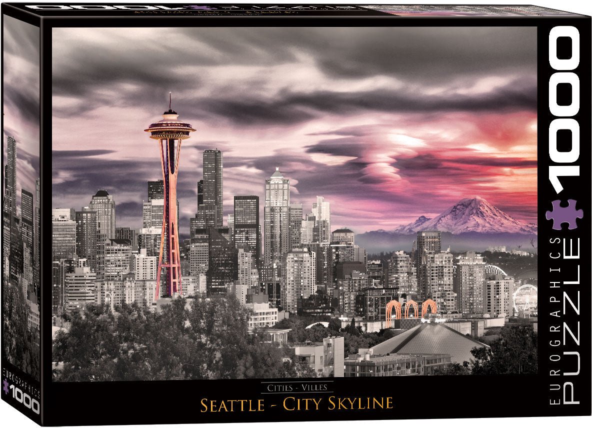 Seattle City Skyline 1000 Piece Jigsaw Puzzle by Eurographics - Eurographics - Jigsaw Puzzles - The Puzzle Center -