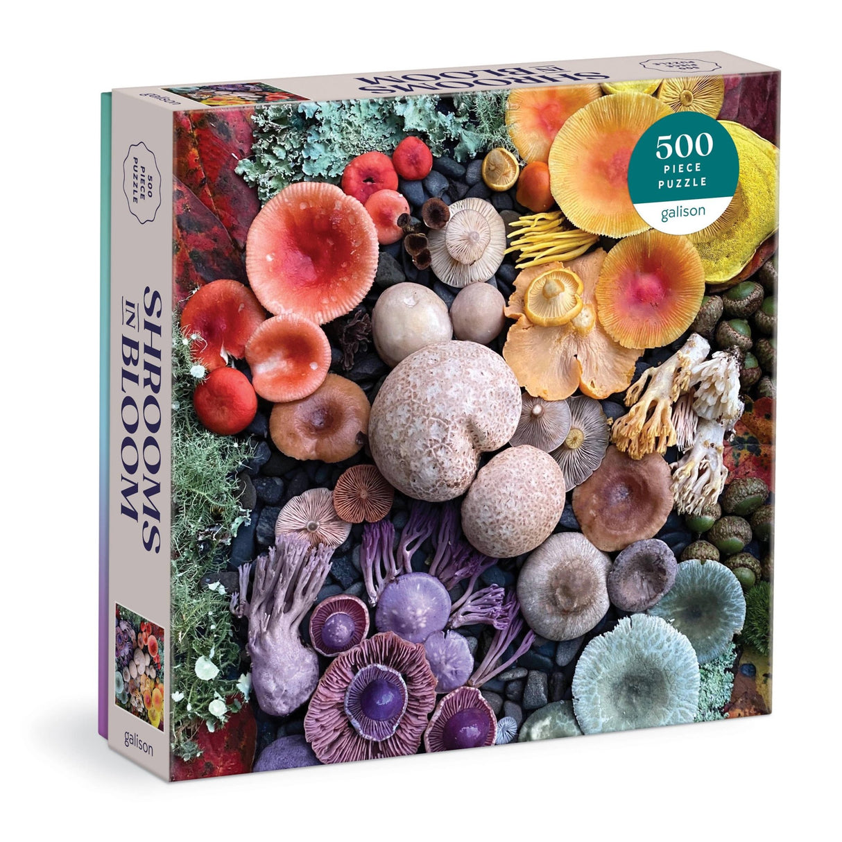 Shrooms in Bloom 500 Piece Puzzle by Galison - Galison - Jigsaw Puzzles - The Puzzle Center -