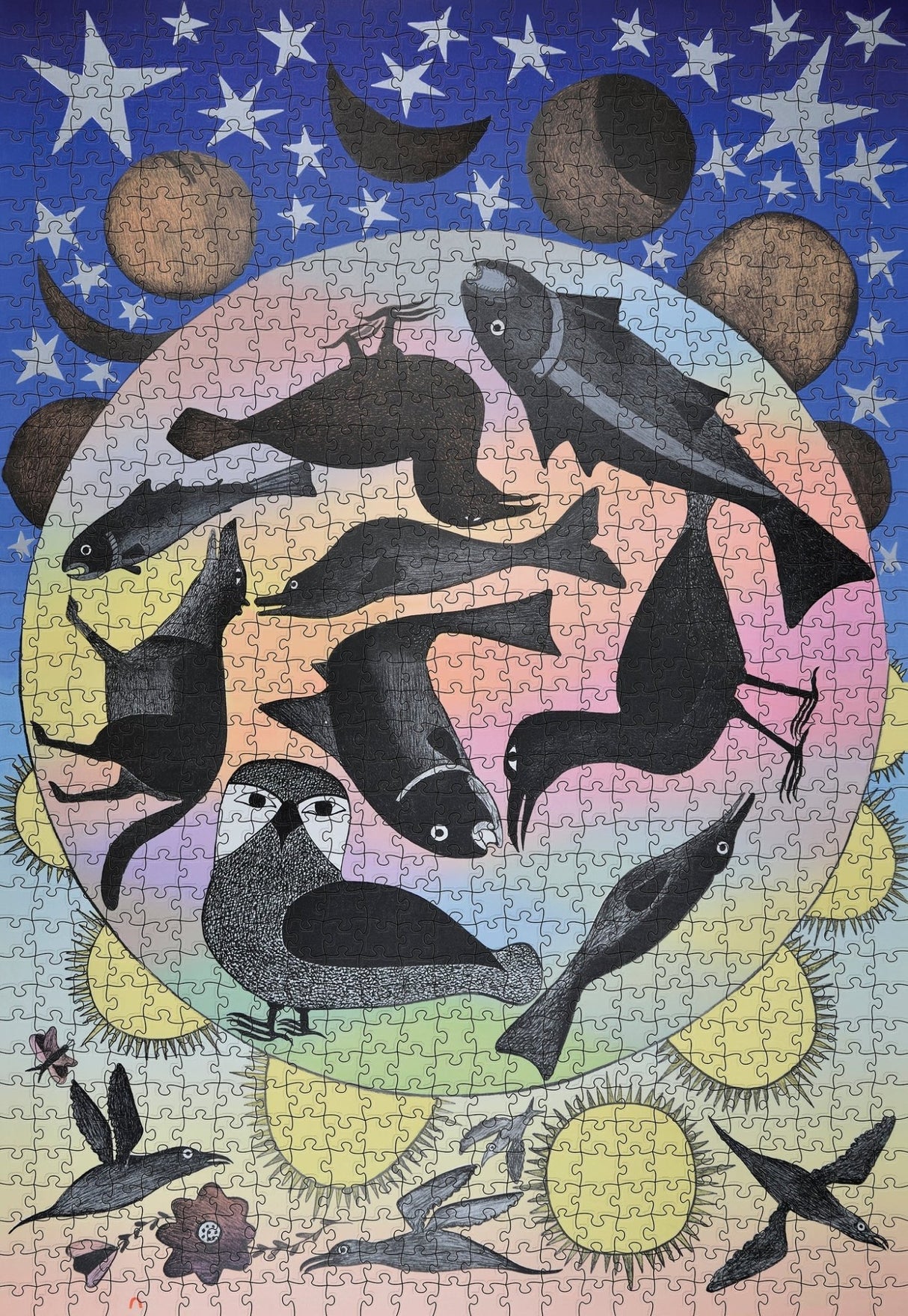 Siilavut, Nunavut 1000 Piece Jigsaw Puzzle | Pomegranate - Jigsaw Puzzles - The Puzzle Center