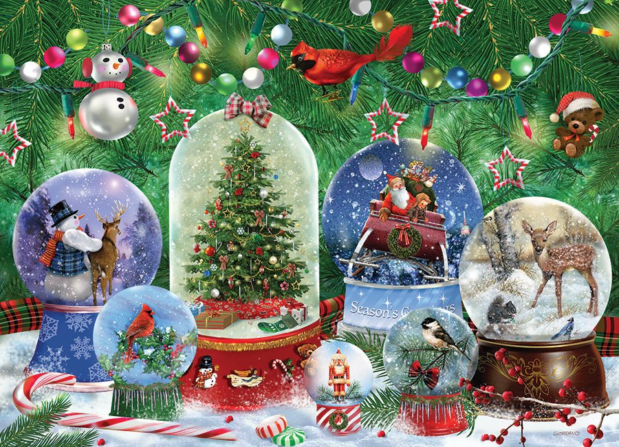 Snow Globes 500 Piece Jigsaw Puzzle | Cobble Hill - Jigsaw Puzzles - The Puzzle Center