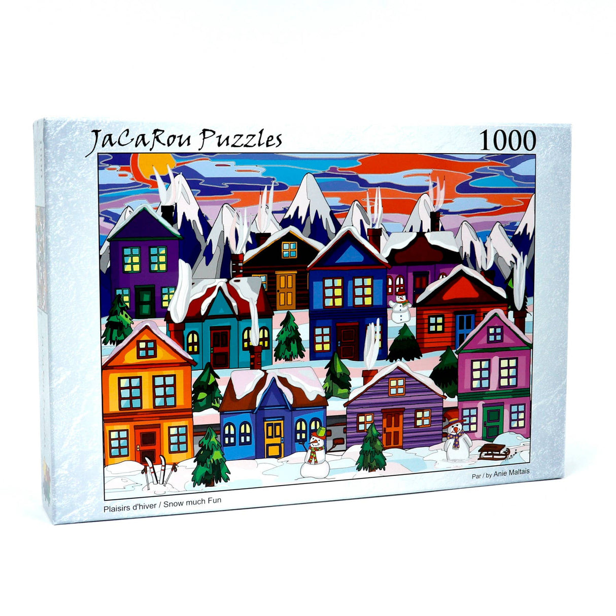 Snow Much Fun 1000 Piece Jigsaw Puzzle by JaCaRou Puzzles - Winter Wonderland Puzzle - JaCaRou Puzzles Inc. - Jigsaw Puzzles - The Puzzle Center -