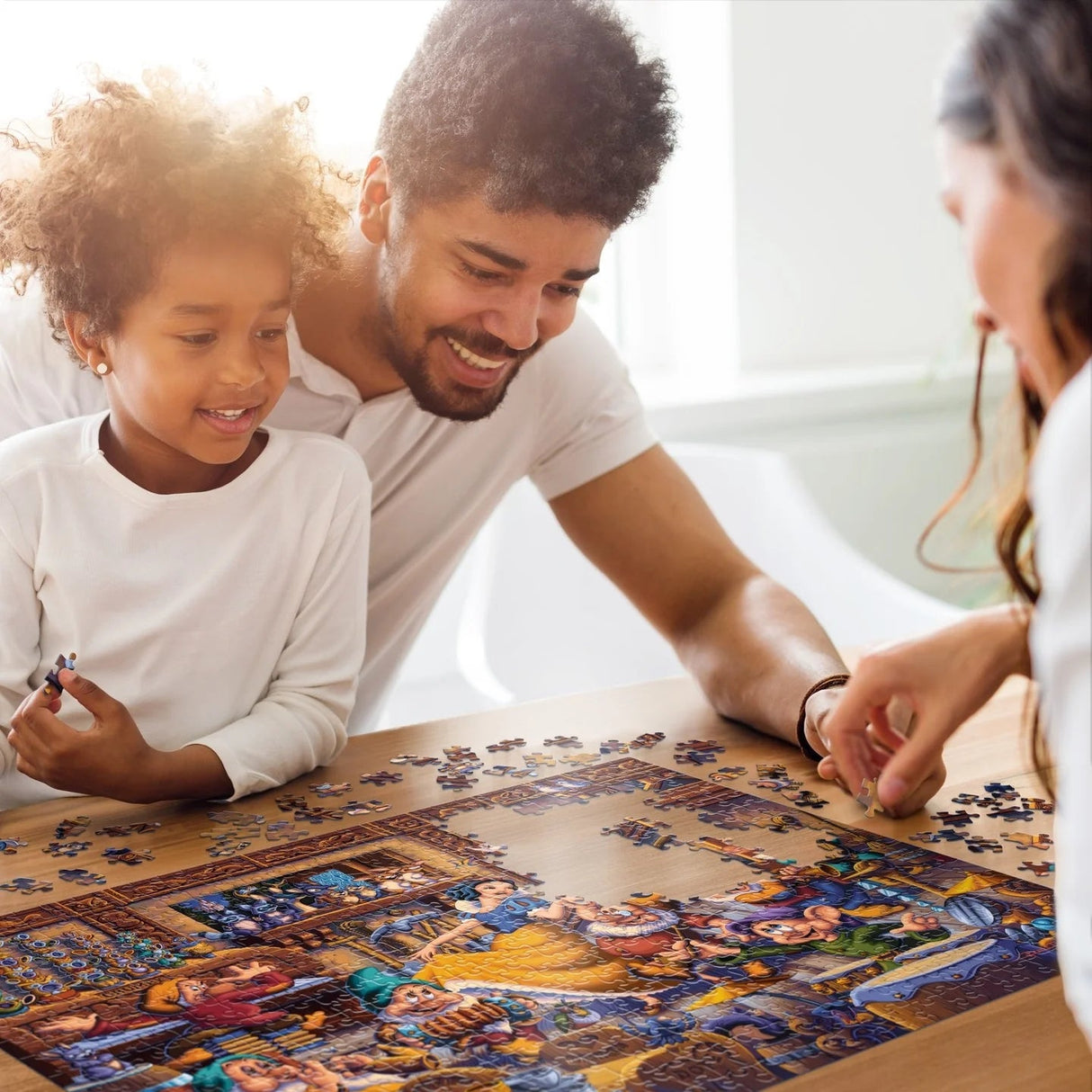 Snow White Dancing with the Dwarfs 500 Piece Jigsaw Puzzle by Dowdle and Disney - Dowdle - Jigsaw Puzzles - The Puzzle Center -