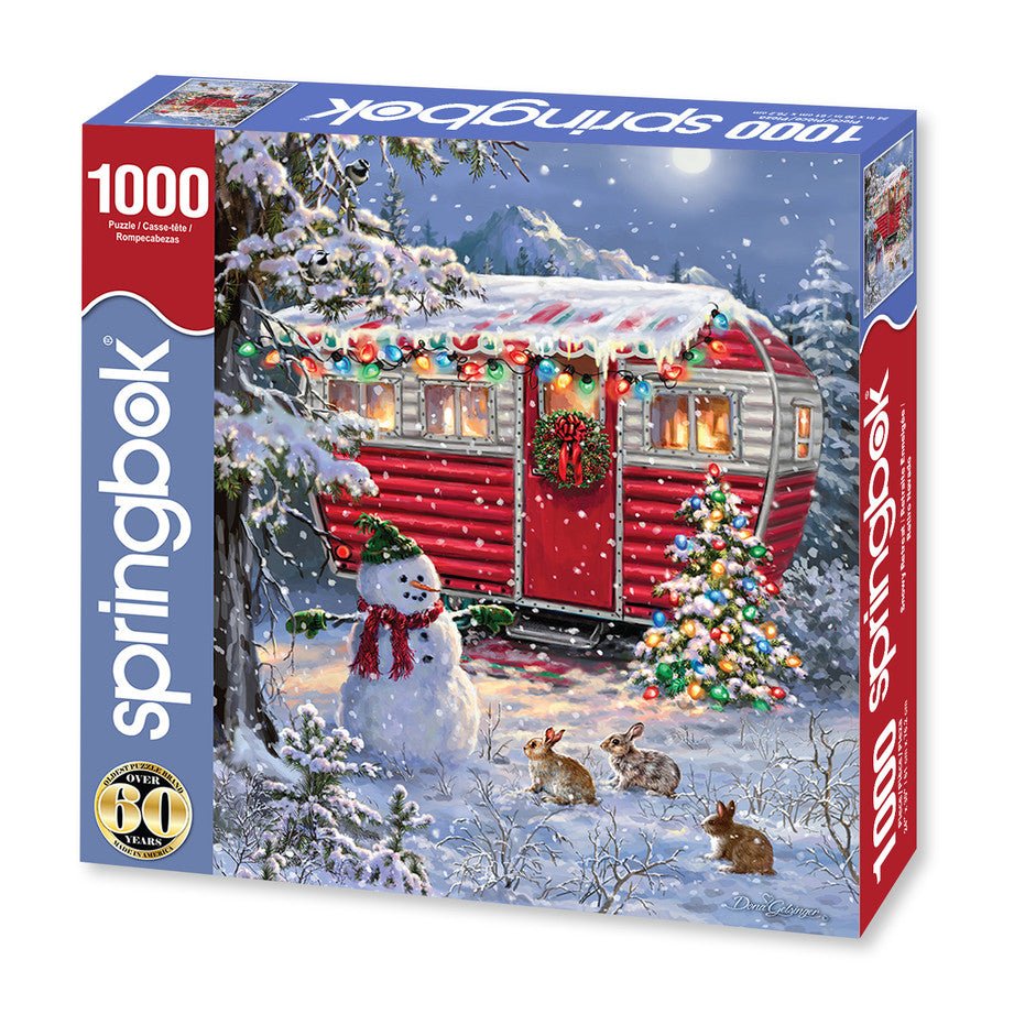 Snowy Retreat 1000 Piece Jigsaw Puzzle by Springbok Puzzles - Springbok Puzzles - Jigsaw Puzzles - The Puzzle Center -