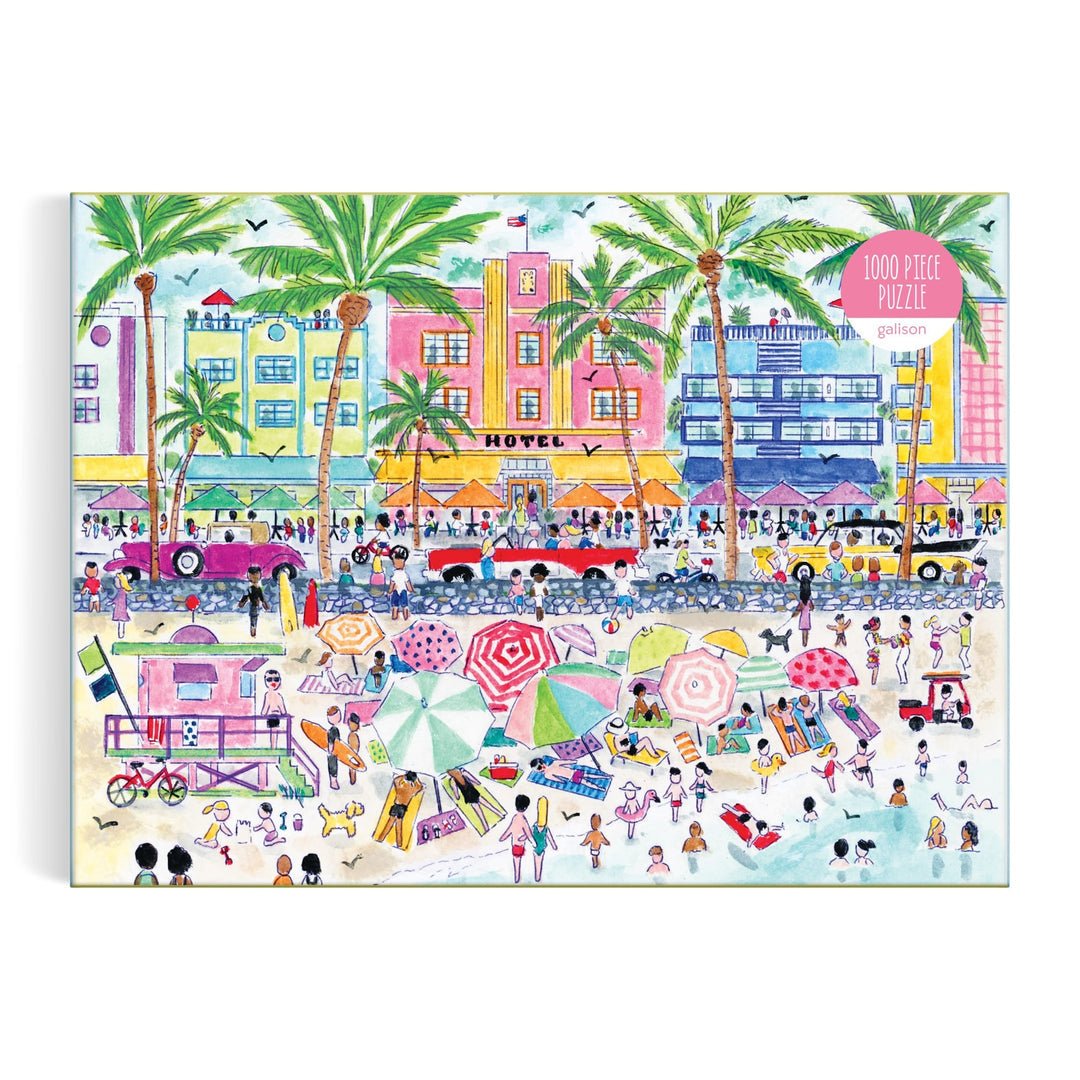 South Beach Miami 1000 Piece Jigsaw Puzzle | Galison - Jigsaw Puzzles - The Puzzle Center