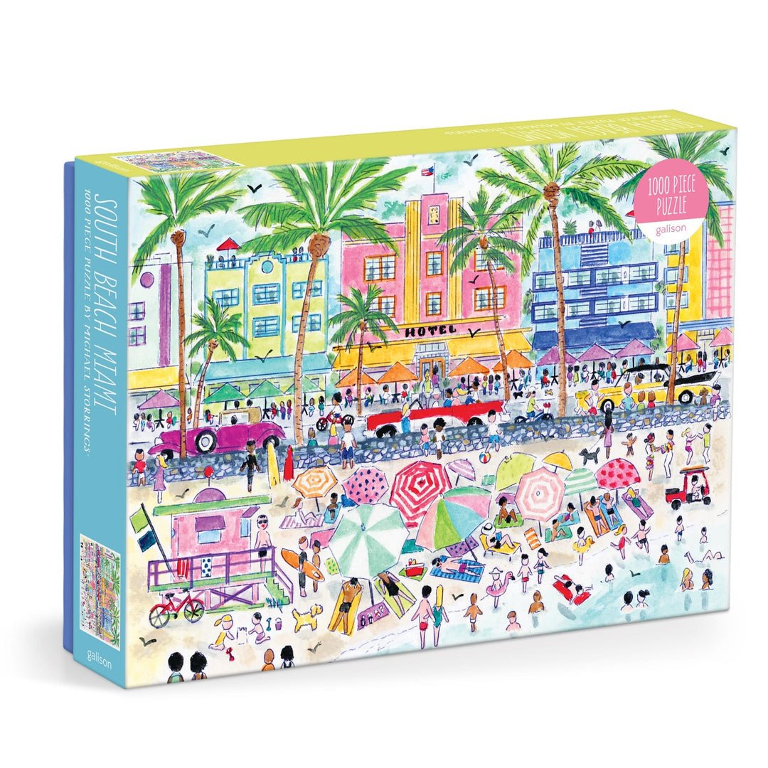 South Beach Miami 1000 Piece Jigsaw Puzzle | Galison - Jigsaw Puzzles - The Puzzle Center