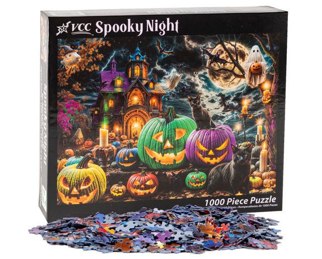 Spooky Night 1000 Piece Jigsaw Puzzle | Vermont Christmas Co - Jigsaw Puzzles - The Puzzle Center