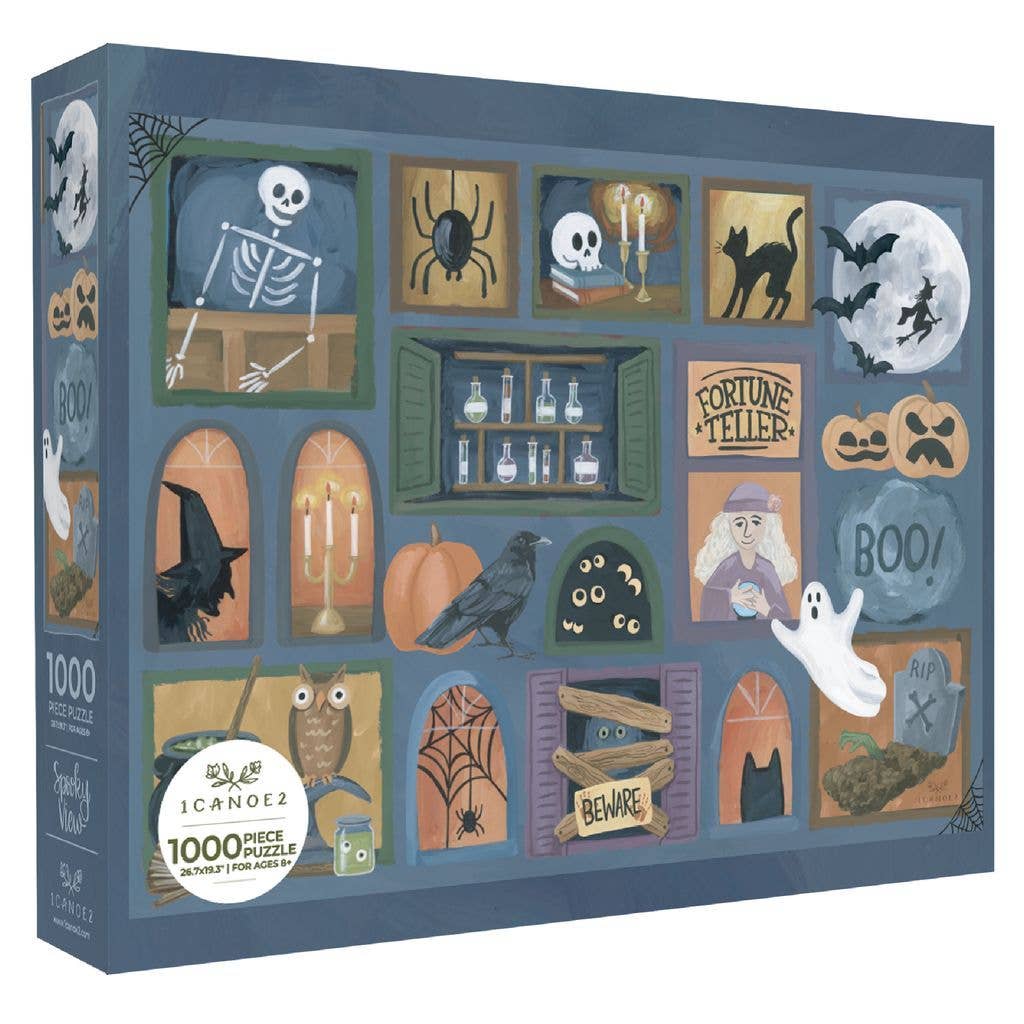 Spooky View 1000 Piece Halloween Jigsaw Puzzle | 1Canoe2 - Jigsaw Puzzles - The Puzzle Center
