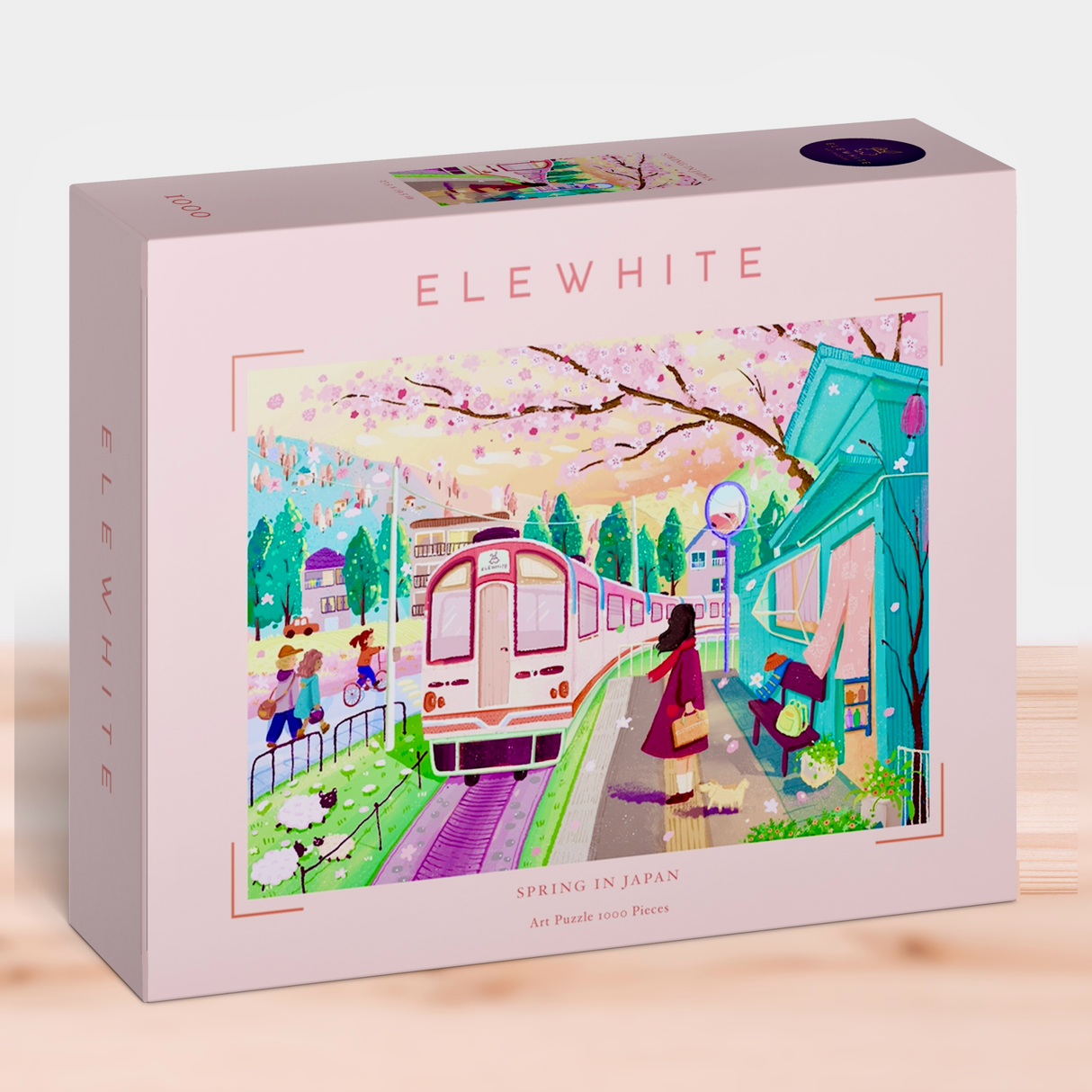 Spring in Japan 1000 Piece Jigsaw Puzzle | Elewhite - Jigsaw Puzzles - The Puzzle Center
