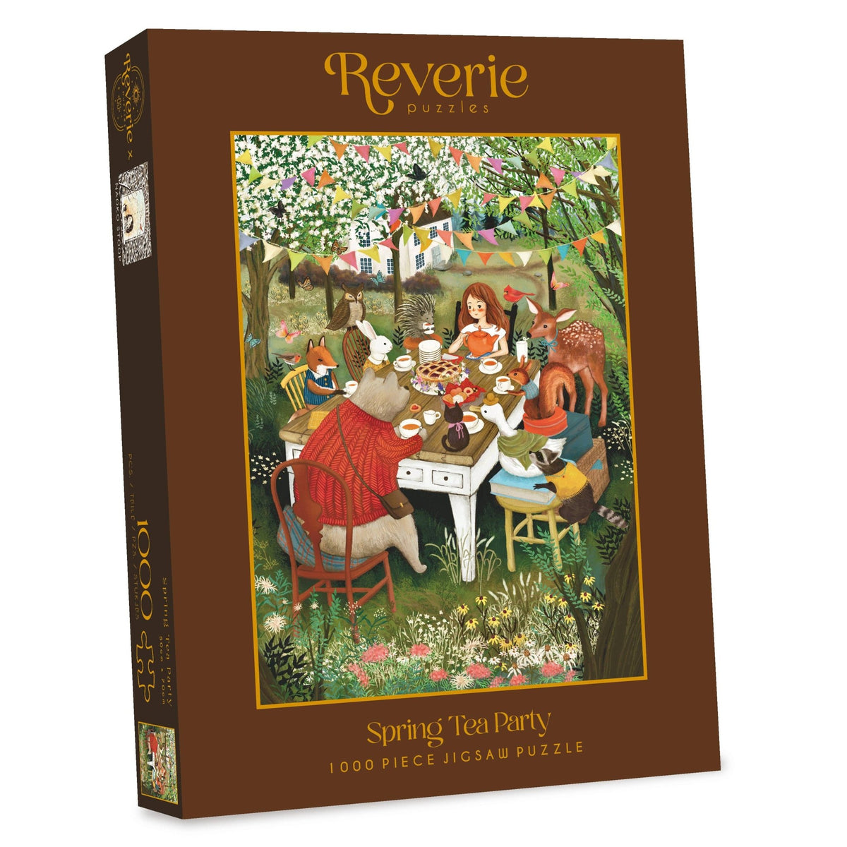 Spring Tea Party 1000 Piece Jigsaw Puzzle | Reverie - Jigsaw Puzzles - The Puzzle Center