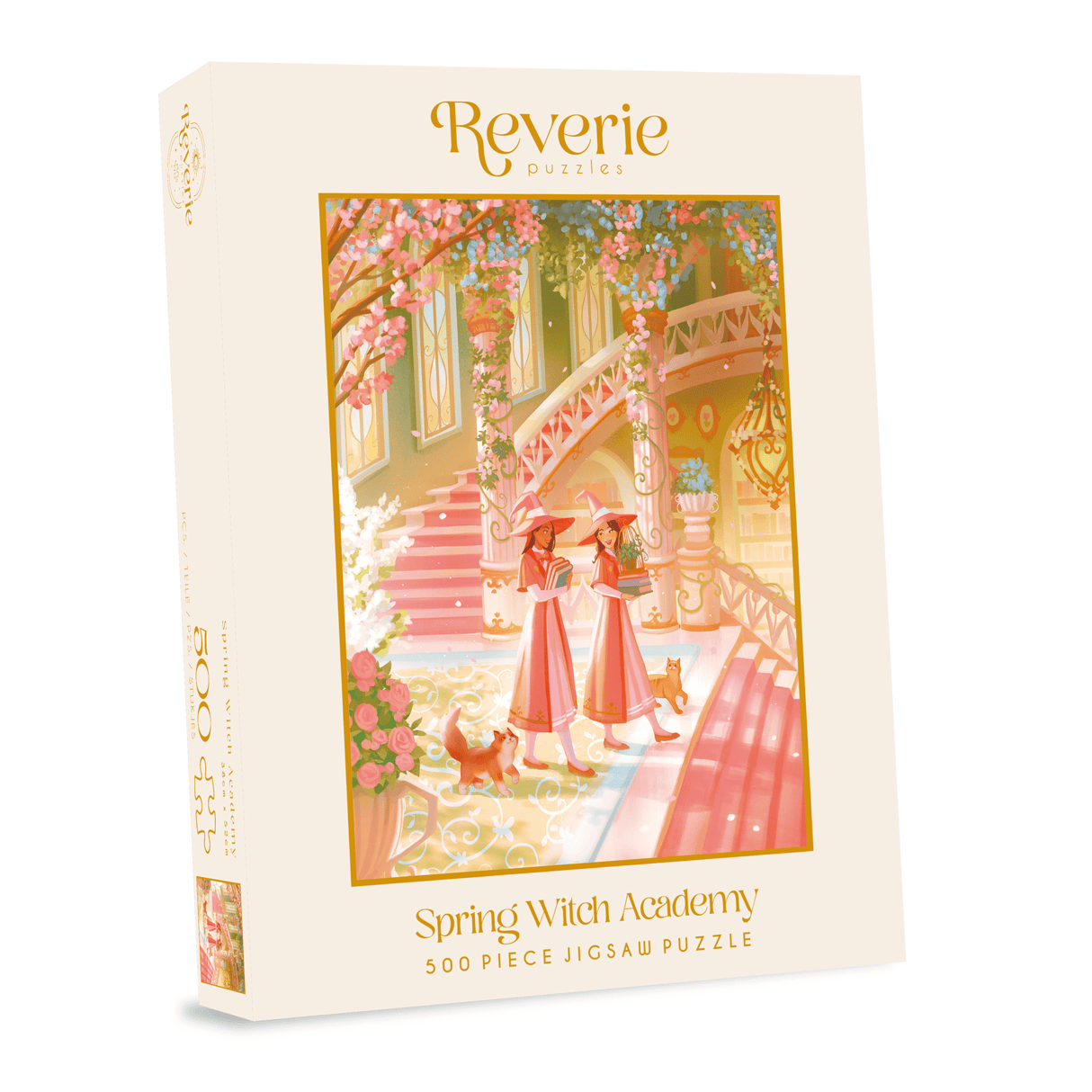 Spring Witch Academy 500 Piece Jigsaw Puzzle | Reverie Puzzles - Jigsaw Puzzles - The Puzzle Center
