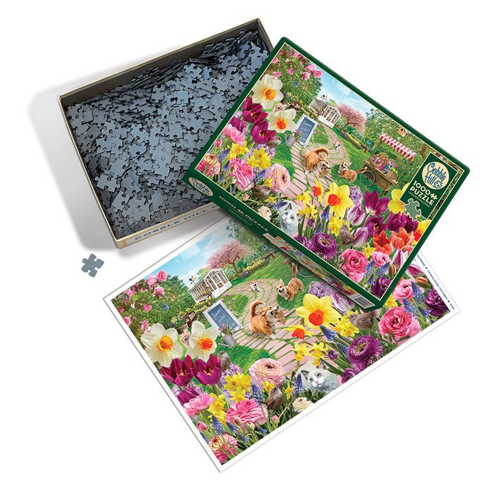 Springtime Frollic 1000 Piece Jigsaw Puzzle | Cobble Hill - Jigsaw Puzzles - The Puzzle Center