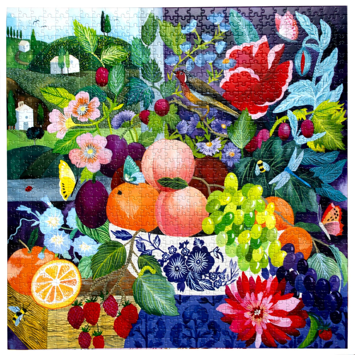 Stone Fruit Still Life 1000 Piece Jigsaw Puzzle | eeBoo - Jigsaw Puzzles - The Puzzle Center