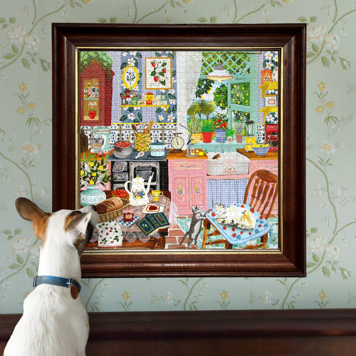 Strawberry Kitchen 1000 Piece Jigsaw Puzzle | eeBoo - Jigsaw Puzzles - The Puzzle Center