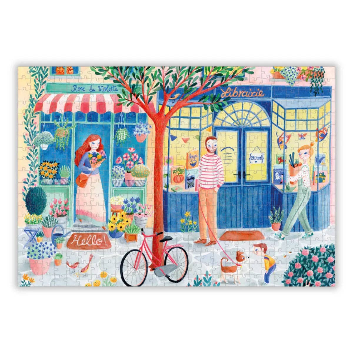 Street of Pretty Things 500 Piece Jigsaw Puzzle | Aparté - Jigsaw Puzzles - The Puzzle Center