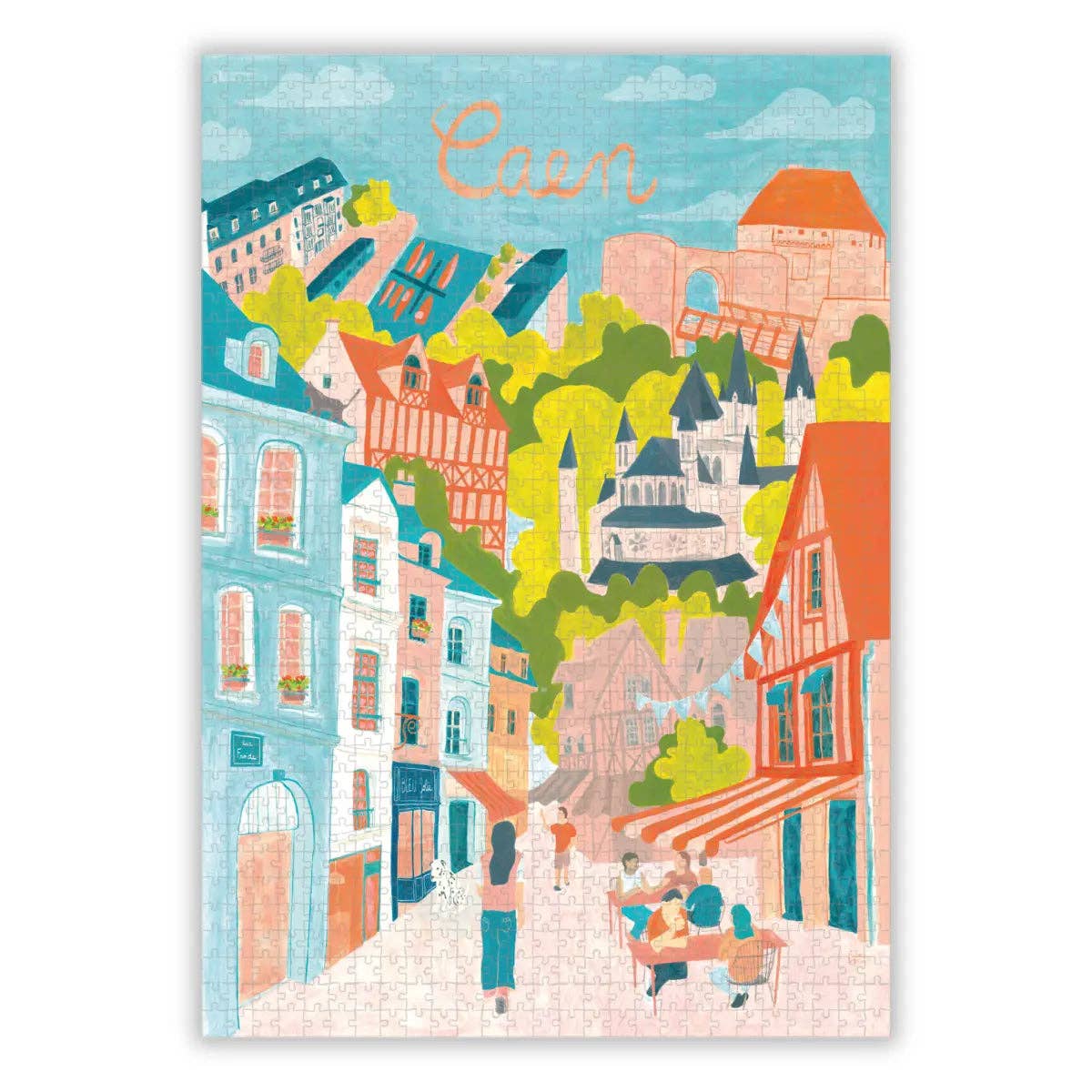 Stroll in Caen 1000 Piece Jigsaw Puzzle | Aparté - Jigsaw Puzzles - The Puzzle Center