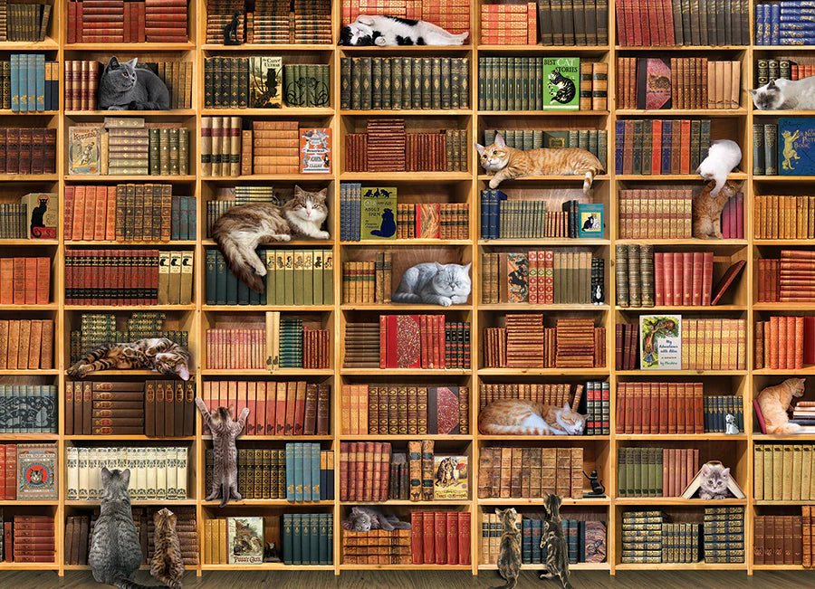 Study Cats 500 Piece Jigsaw Puzzle | Cobble Hill - Jigsaw Puzzles - The Puzzle Center