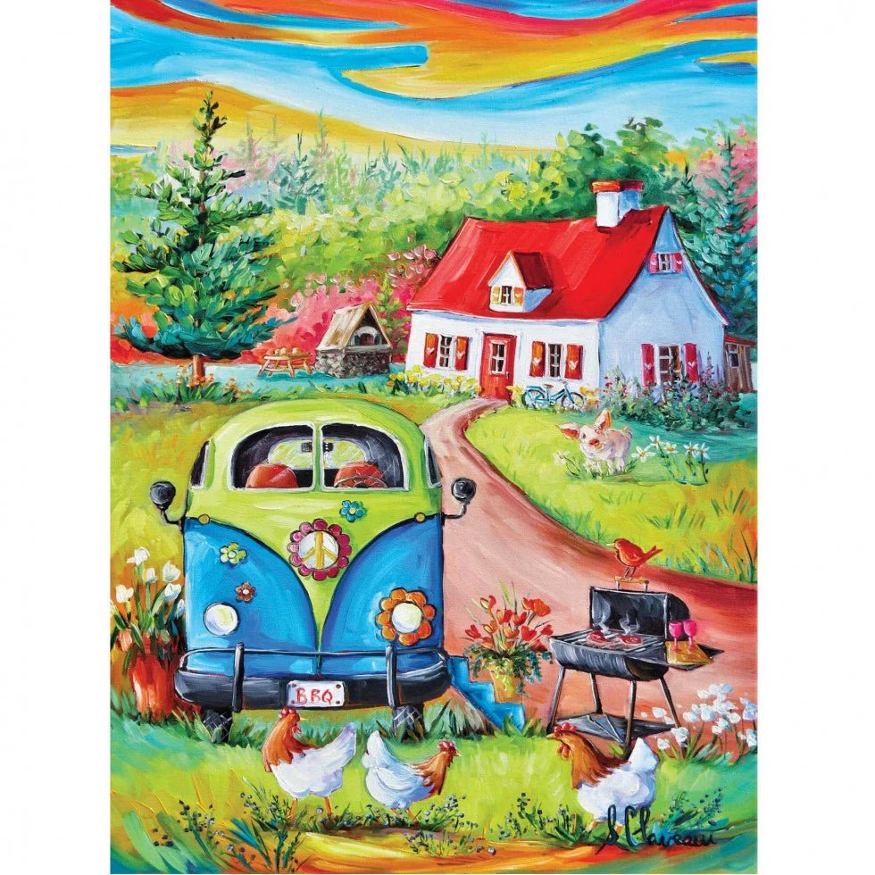 Summer at Grandma's House 1000 Piece Jigsaw Puzzle by JaCaRou Puzzles - JaCaRou Puzzles Inc. - Jigsaw Puzzles - The Puzzle Center -