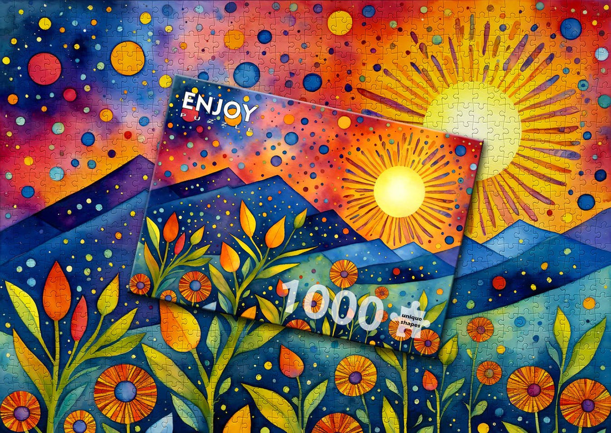 Sunset Rain 1000 Piece Jigsaw Puzzle | Enjoy Puzzles - Jigsaw Puzzles - The Puzzle Center