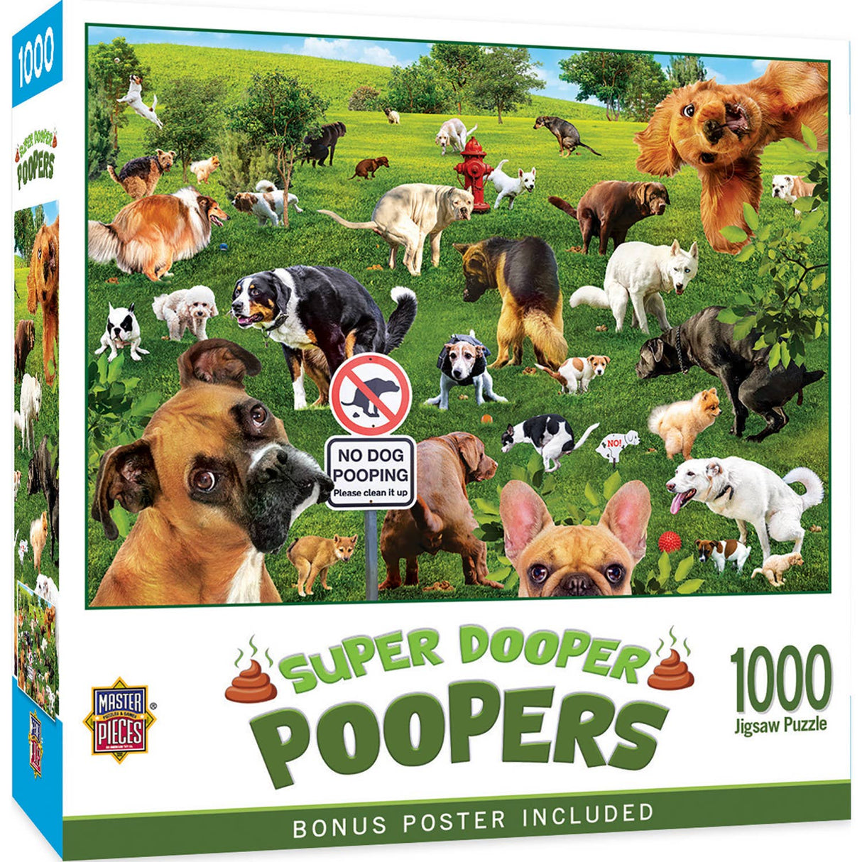 Super Dooper Poopers 1000 Piece Puzzle by Masterpieces Puzzles - Masterpieces Puzzles - Jigsaw Puzzles - The Puzzle Center -