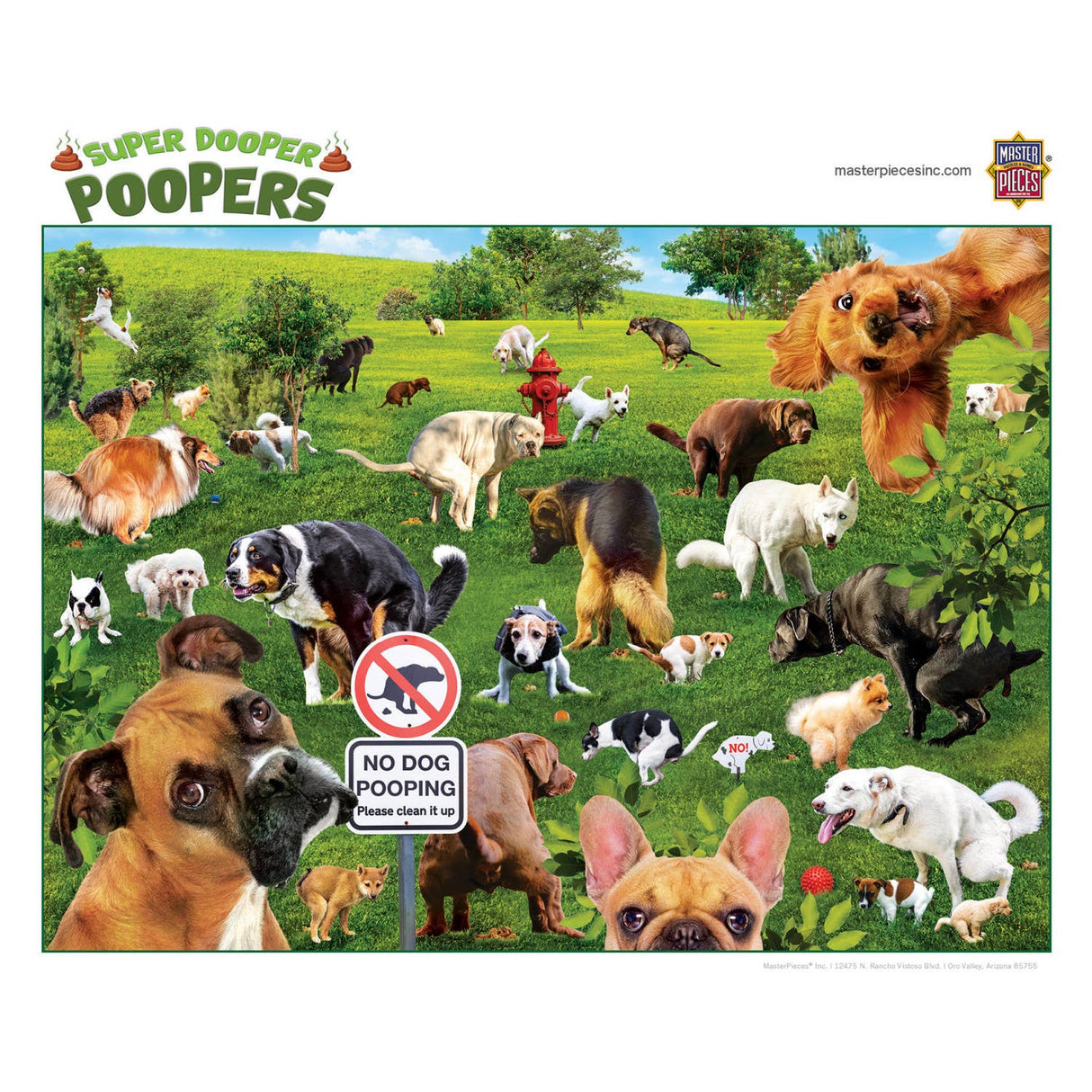 Super Dooper Poopers 1000 Piece Puzzle by Masterpieces Puzzles - Masterpieces Puzzles - Jigsaw Puzzles - The Puzzle Center -