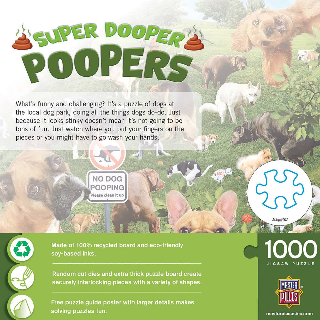 Super Dooper Poopers 1000 Piece Puzzle by Masterpieces Puzzles - Masterpieces Puzzles - Jigsaw Puzzles - The Puzzle Center -