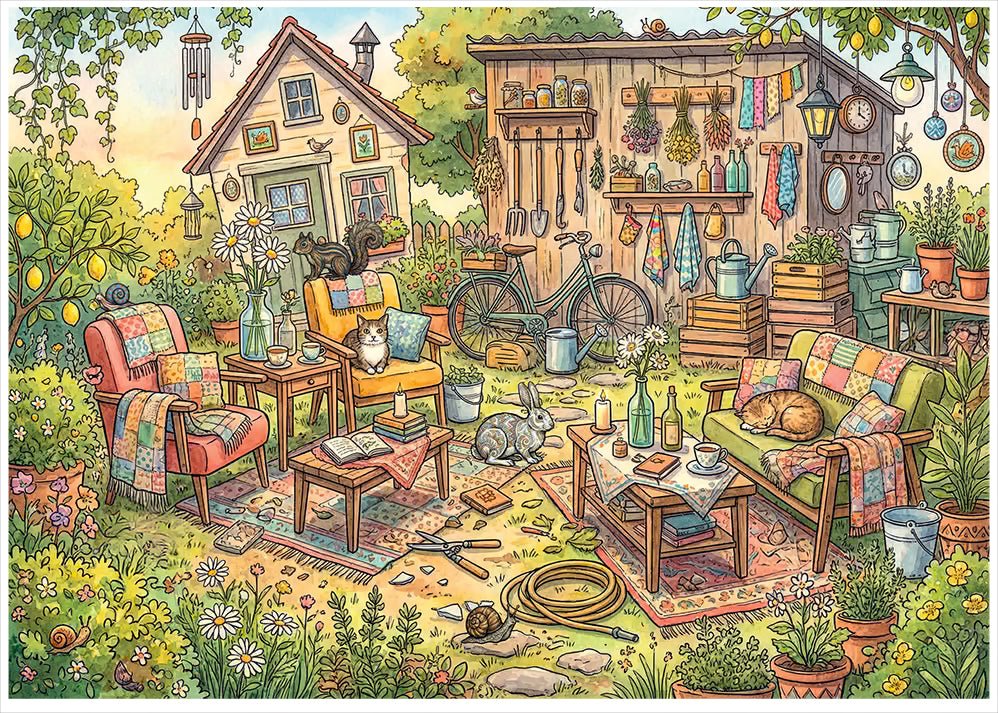 Sweet Garden 1000 Piece Jigsaw Puzzle | Magnolia - Jigsaw Puzzles - The Puzzle Center
