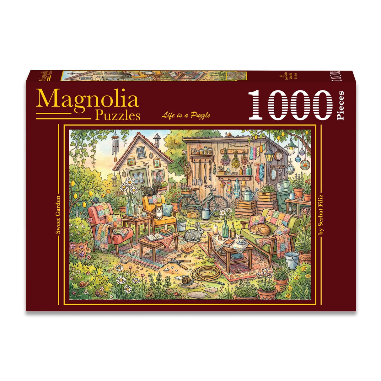 Sweet Garden 1000 Piece Jigsaw Puzzle | Magnolia - Jigsaw Puzzles - The Puzzle Center